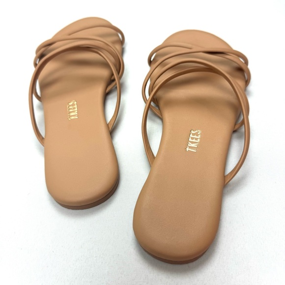 NWOB TKEES Sloane Strappy Slide Sandals in Pout Nude - Picture 4 of 8